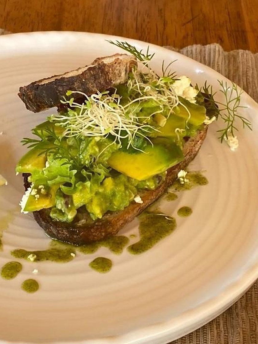 Avocado toast for breakfast